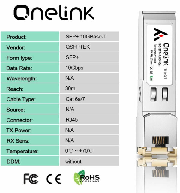 10gsfp-3.jpg 10GBASE-T SFP+ to RJ45 Transceiver