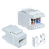 OneLink CAT6 Keystone Jack 180deg 10pc