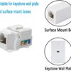 Onelink CAT6 Keystone Jack 90deg 10Pc
