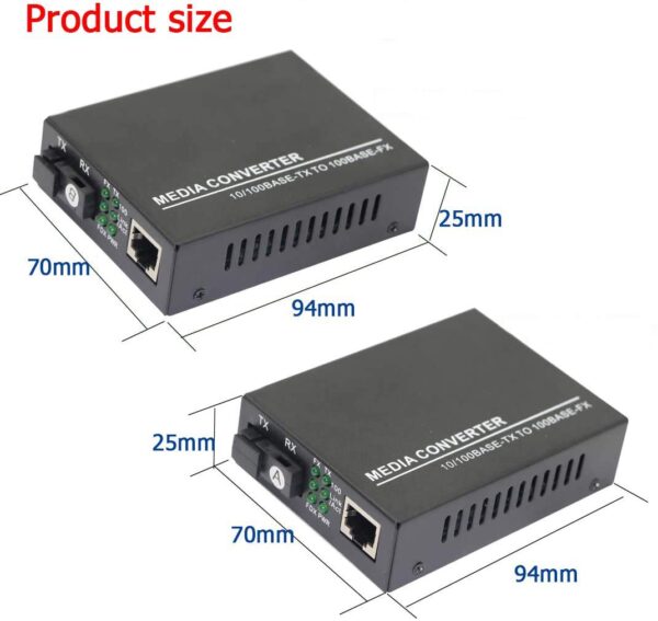 OneLink 10/100 fiber Media Converter 20km