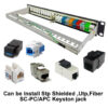 OneLink CAT6 RJ45 Shielded Coupler Keystone Jack