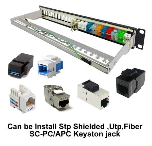 OneLink CAT6 RJ45 Shielded Coupler Keystone Jack