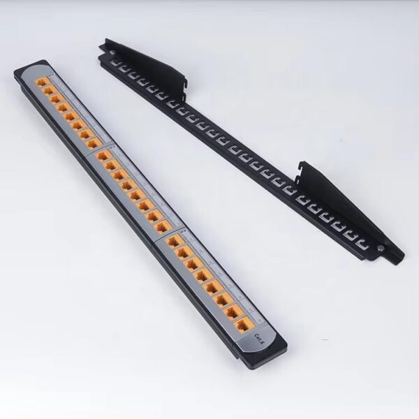 OneLink Cat6 24port Patch Panel Loaded UTP Cat6 Coupler 24pc