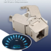 CAT7 STP Shielded Keystone Jack Toolless