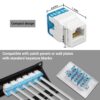 OneLink CAT6 Keystone Jack 180deg 10pc