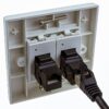 Onelink Cat6 RJ45 Coupler Keystone Jack