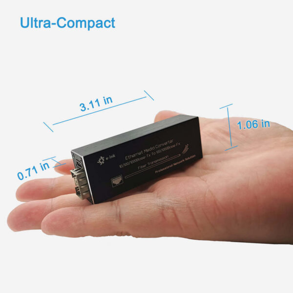 OneLink Mini SFP Media Converter 20km